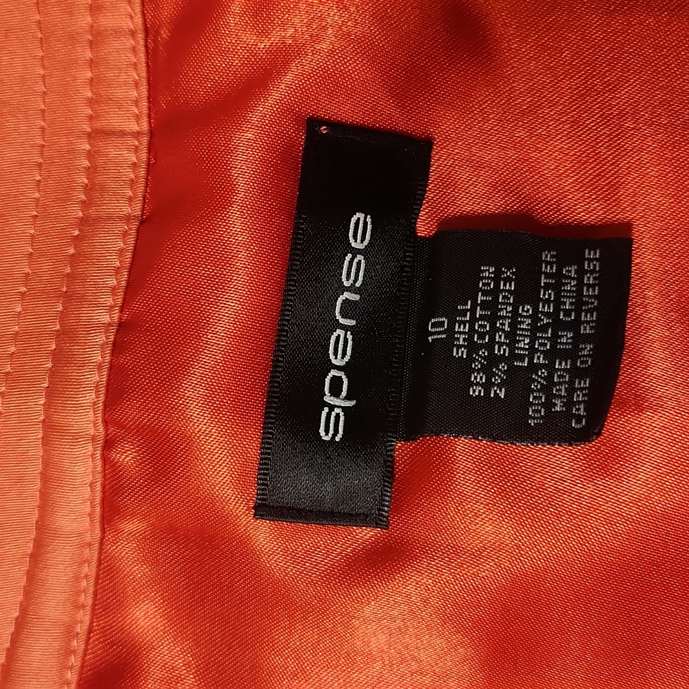Spense Orange And Floral Sundress, Size 10 - Picture 8 of 8